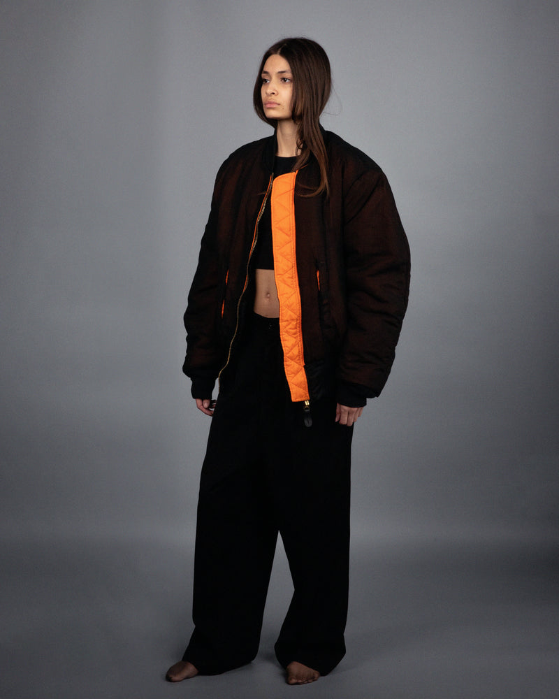 Re-worked Chiffon Flight Jacket