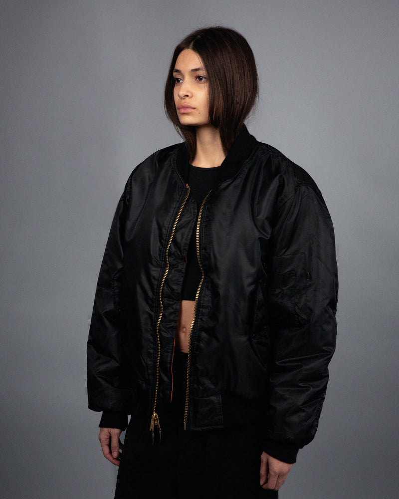 Re-worked Chiffon Flight Jacket